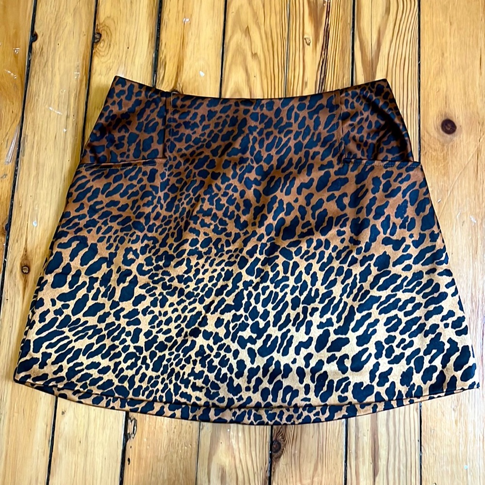 Cheetah Shiny Skirt